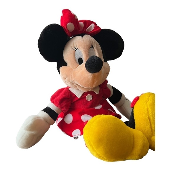Walt Disney World Minnie Mouse Plush Stuffed Animal Bow Polka Dot Dress  18"‎ - Picture 8 of 10